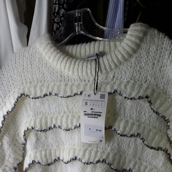 Zara  white sweater - Picture 2 of 3